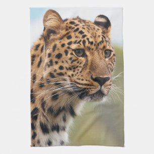 Leopard-Foto Küchentuch