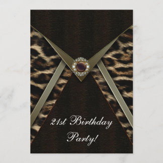 Leopard-Frauen aller Geburtsstunde Einladung