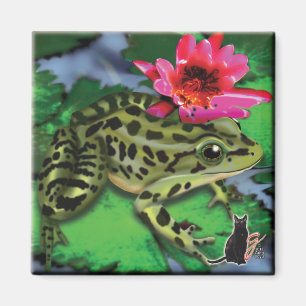 Leopard-Frosch-Magnet Magnet
