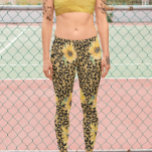 Leopard Fur Animal Print Sunflower Gold Metallic Capri Leggings<br><div class="desc">Dieses Design kann personalisiert werden, indem Sie die Option Anpassen auswählen, um Text hinzuzufügen oder andere Änderungen vorzunehmen. Wenn dieses Produkt die Möglichkeit hat, das Design auf einen anderen Gegenstand zu übertragen, stellen Sie bitte sicher, dass das Design bei Bedarf angepasst wird. Kontaktieren Sie mich unter colorflowcreations@gmail.com , wenn Sie...</div>