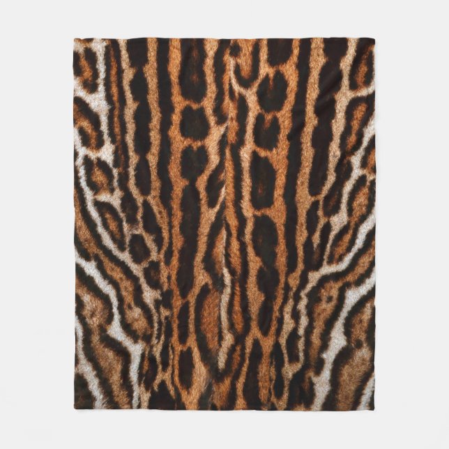 leopard fur background texture fleecedecke (Vorderseite)