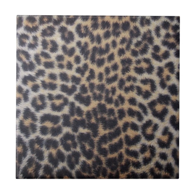 Leopard Fur Fliese (Vorderseite)