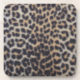 Leopard Fur Getränkeuntersetzer