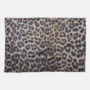 Leopard Fur Handtuch