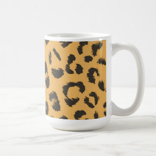 Leopard Fur Muster Kaffeetasse