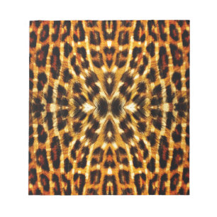 Leopard Fur Muster Notizblock