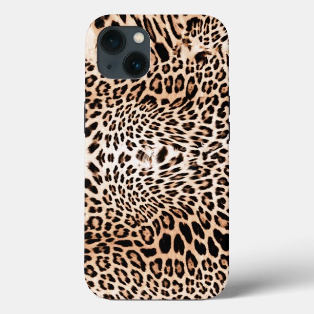 Leopard Fur Print Case-Mate iPhone Hülle (Rückseite)