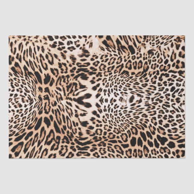 Leopard Fur Print Seidenpapier (Vorderseite)