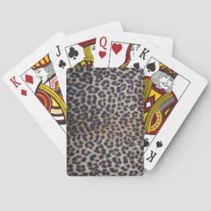 Leopard Fur Spielkarten