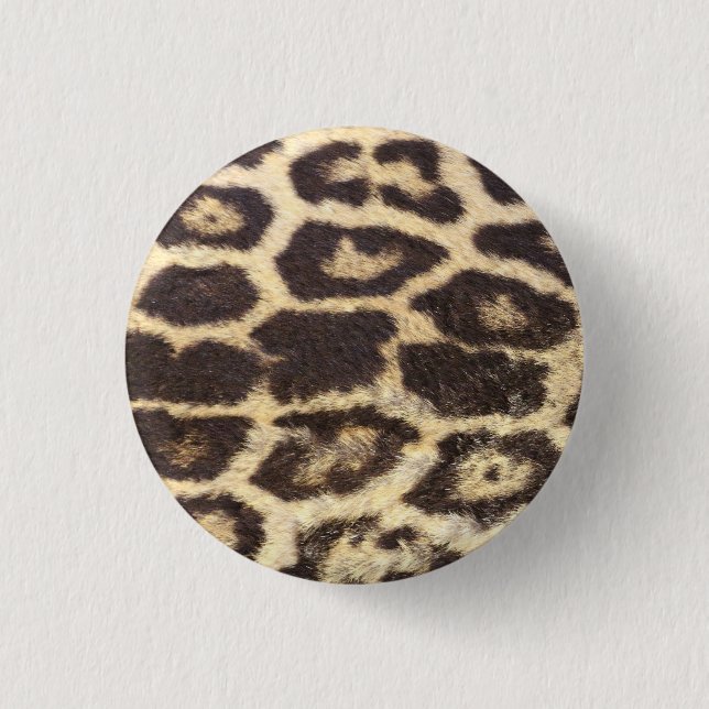 Leopard Fur Spots Button (Vorderseite)