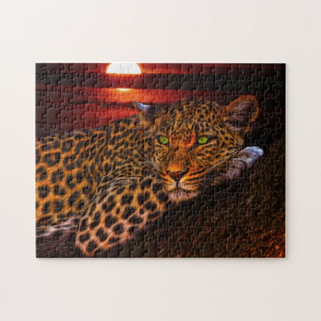 Leopard Game Puzzle (Horizontal)