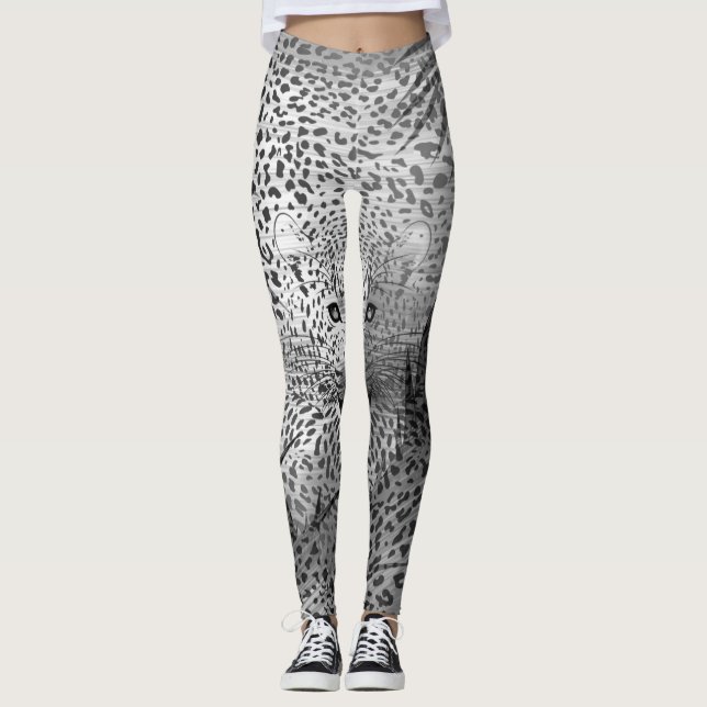 Leopard-Gebiet 2 Leggings (Vorderseite)