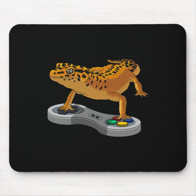 Leopard Gecko Barteter Drache gibt Kindern Coole G Mousepad (Vorne)