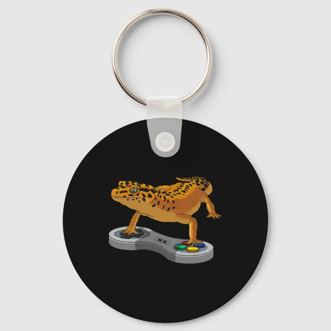 Leopard Gecko Barteter Drache gibt Kindern Coole G Schlüsselanhänger (Vorderseite)