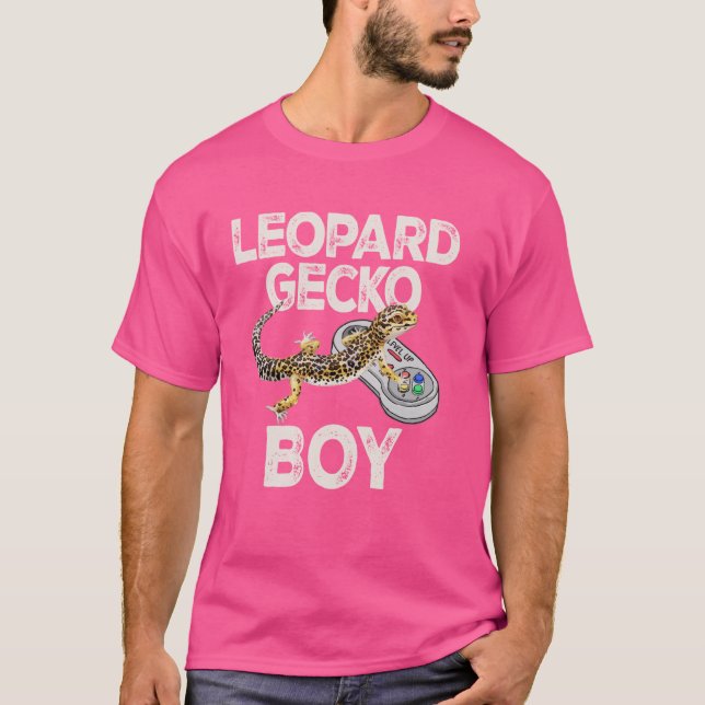 Leopard Gecko Boy Video Game Lizard & Reptiles Gam T-Shirt (Vorderseite)
