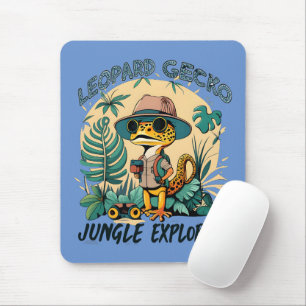 Leopard Gecko Dschungel Explorer : Wilde Abenteuer Mousepad