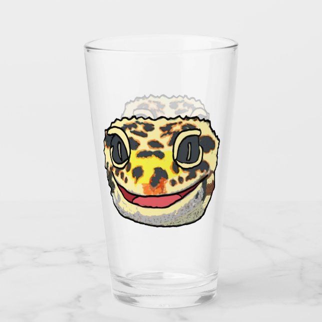 Leopard Gecko Glas (Vorderseite)