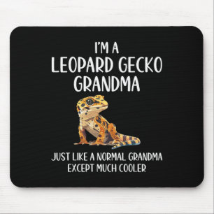 Leopard Gecko Grandma Definition Tiere Lover Mot Mousepad