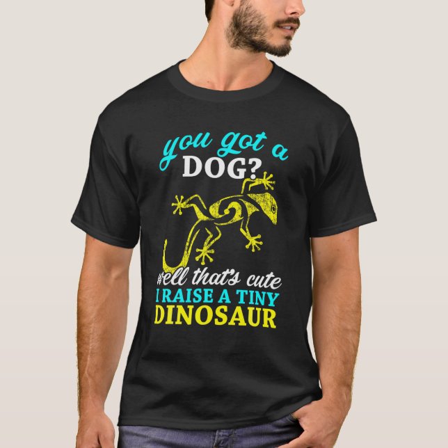 Leopard Gecko Leopard Gecko liebt es, ein winziges T-Shirt (Vorderseite)