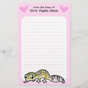Leopard Gecko Liebe Briefpapier
