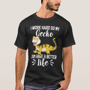 Leopard Gecko Reptile Niedlich Lizard Pet Gecko Ke T-Shirt