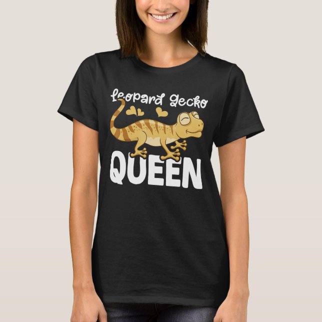 Leopard Gecko Reptile Niedlich Lizard Pet Gecko Ke T-Shirt (Vorderseite)