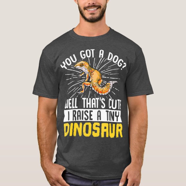 Leopard Gecko Sie Got einen Hund gut, dass Niedlic T-Shirt (Vorderseite)