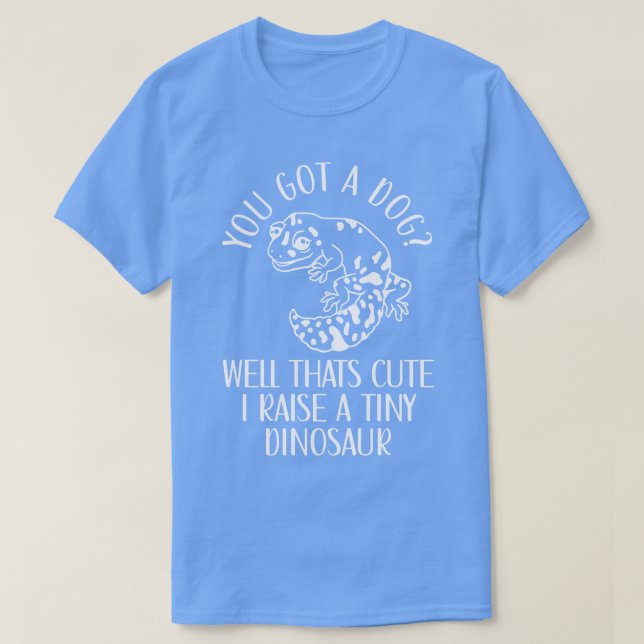 Leopard Gecko Tiny Dinosaur Leopard Geckos Lizard T-Shirt (Design vorne)