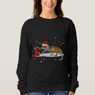 Leopard Gecko Weihnachtsliebhaber Weihnachten Weih Sweatshirt