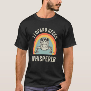 Leopard Gecko Whisperer Reptile Animal Mama Vater T-Shirt