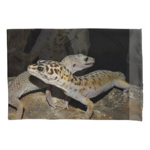 Leopard Geckoentwurf für alle! Kissenbezug