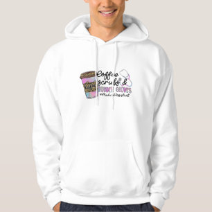 Leopard Gefärbte Krawatte Kaffeekorbs Handschuhe m Hoodie
