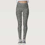 Leopard Gemustert Grau auf Holzkohle Leggings<br><div class="desc">In diesen lang gestreckten, überdachten Leggings mit klassischem Leopardenmuster in hellgrau auf Holzkohleuntergrund können Sie sich gemütlich fühlen. Ideal für das Herbstwetter, tragen Sie sie mit Ihrem Lieblingsstiefel und einem schlampigen Pullover für einen Look, der auf dem Trend mit einem Hauch von Rand ist.</div>