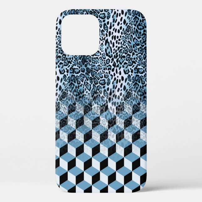 Leopard Geometric, Tierhautdesign. Case-Mate iPhone Hülle (Rückseite)