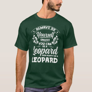 Leopard Gepard Tier Schutz Retro T-Shirt
