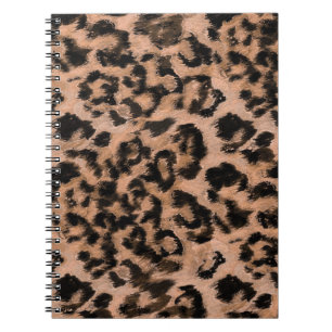 Leopard - gepunkteter Tierdruck drucken Notizblock