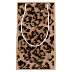 Leopard - gepunkteter Tierdruck Kleine Geschenktüte