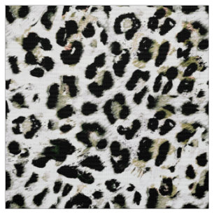 Leopard - gepunkteter Tierdruck Stoff