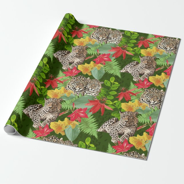 Leopard Geschenkpapier (Ungerollt)