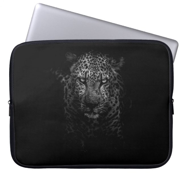 LEOPARD GESICHT LAPTOPSCHUTZHÜLLE (Vorderseite)