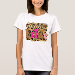 Leopard Glam Team Braut Junggesellinnenabschied Pa T-Shirt