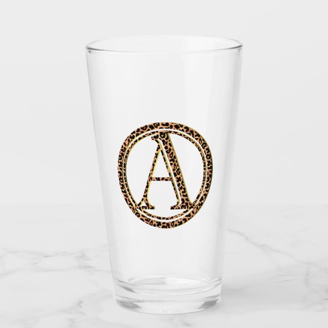 Leopard Glass Glas (Vorderseite)