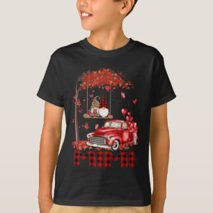 Leopard Gnome MiMi Red Truck Herzstück Tree Valent T-Shirt