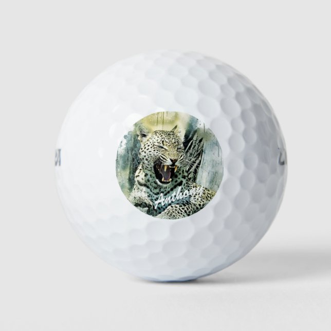 Leopard Golfball (Vorderseite)
