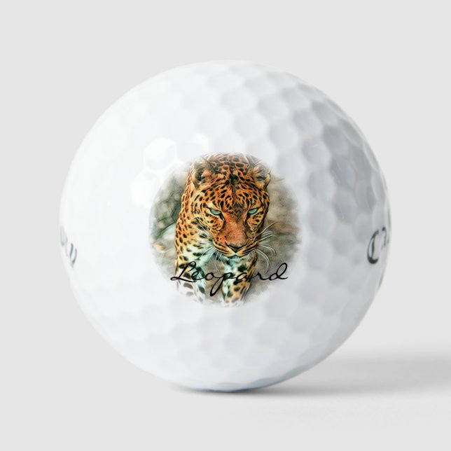 Leopard Golfball (Vorderseite)