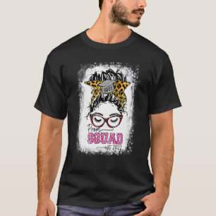 Leopard Graphic Prom Squad 2022 Senior Grad Gradua T-Shirt