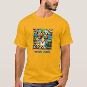 Leopard Hartglas T-Shirt