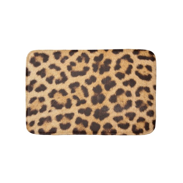 Leopard-Haut-Bad-Matte Badematte (Vorderseite)