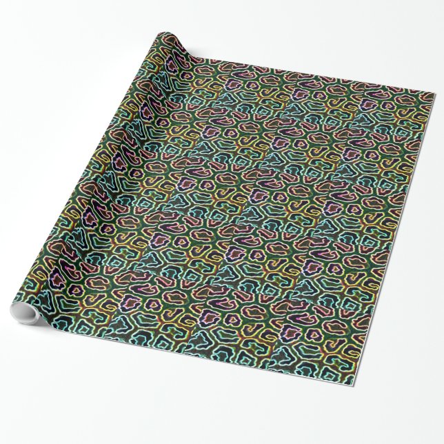 Leopard-Haut-Packpapier Geschenkpapier (Ungerollt)