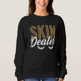 Leopard Hauthelferin Skin Skincar Sweatshirt